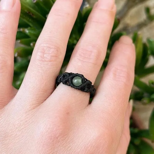 Bague en macramé "MoonChild" – Image 3