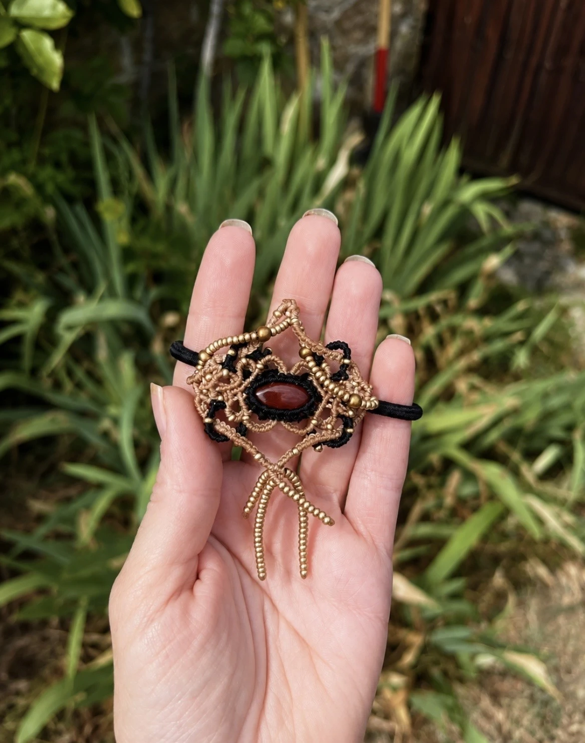 choucou en micro macramé artisanal