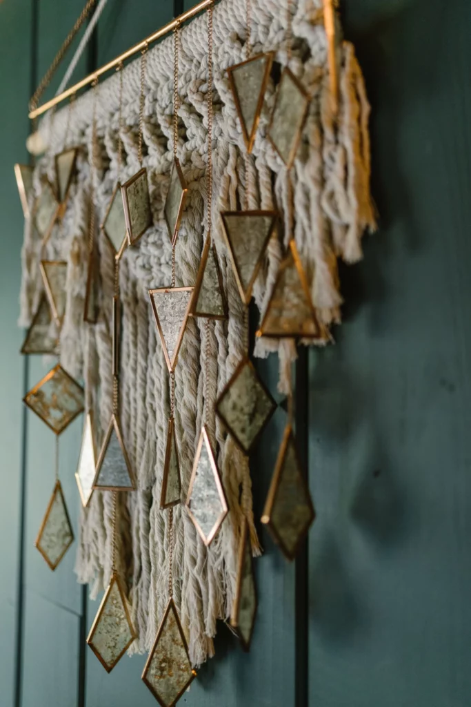 décoration en macramé