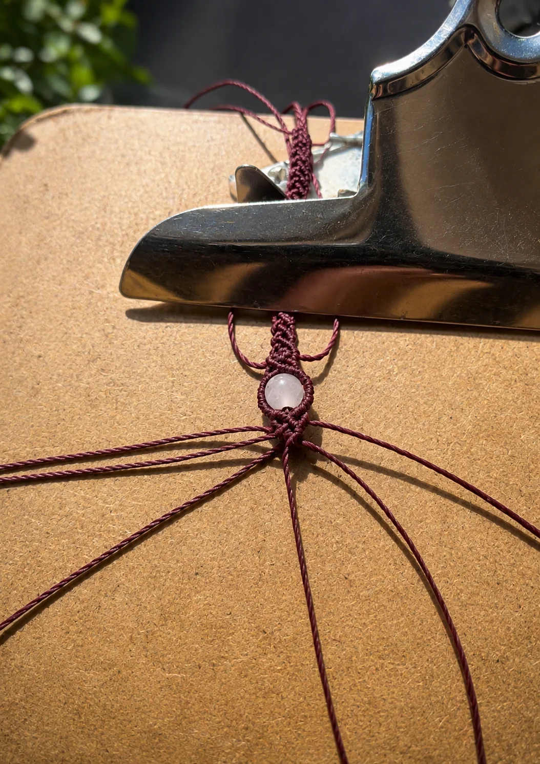 le tissage du micro macramé