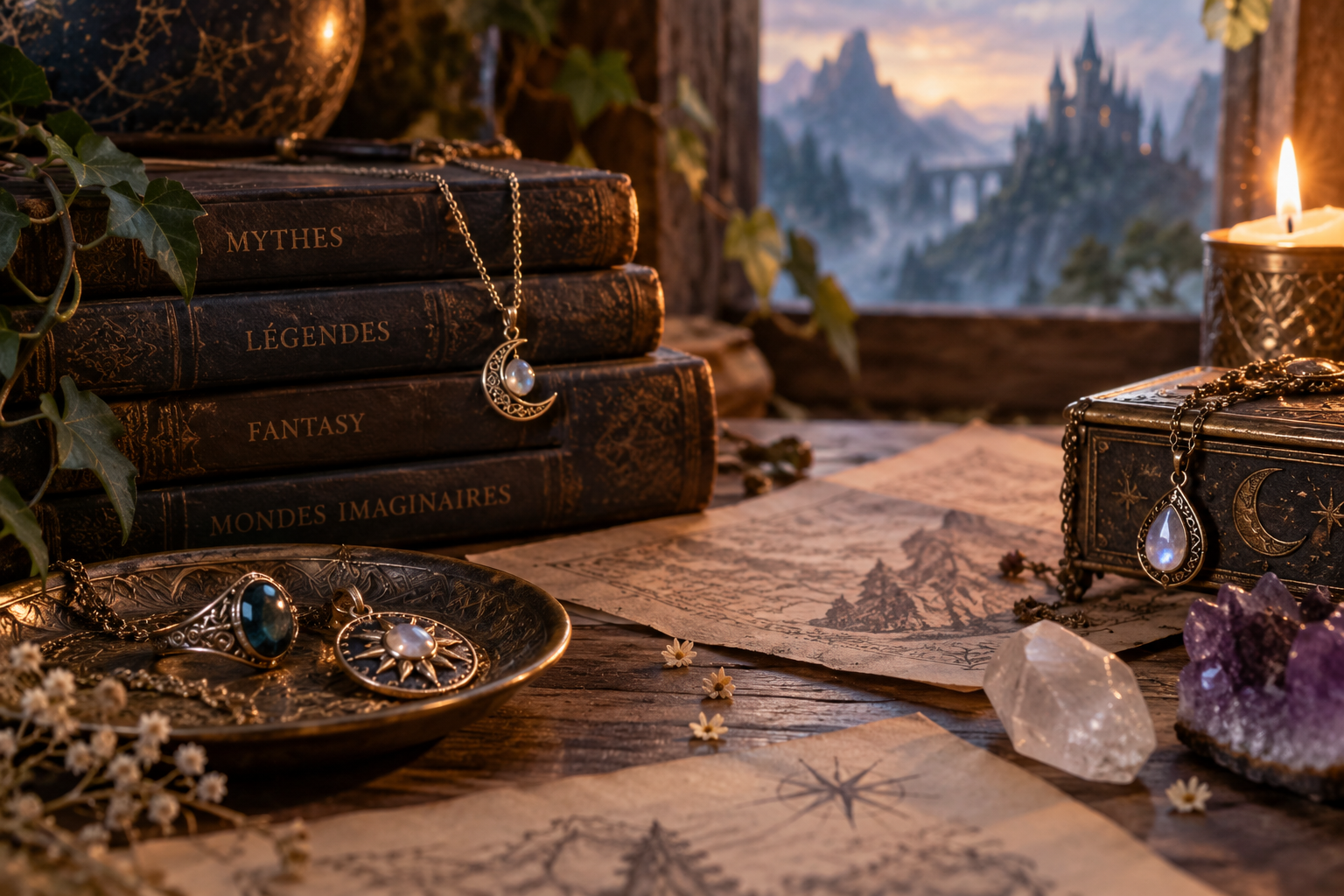 bijoux dans la fantasy et les mondes imaginaires
